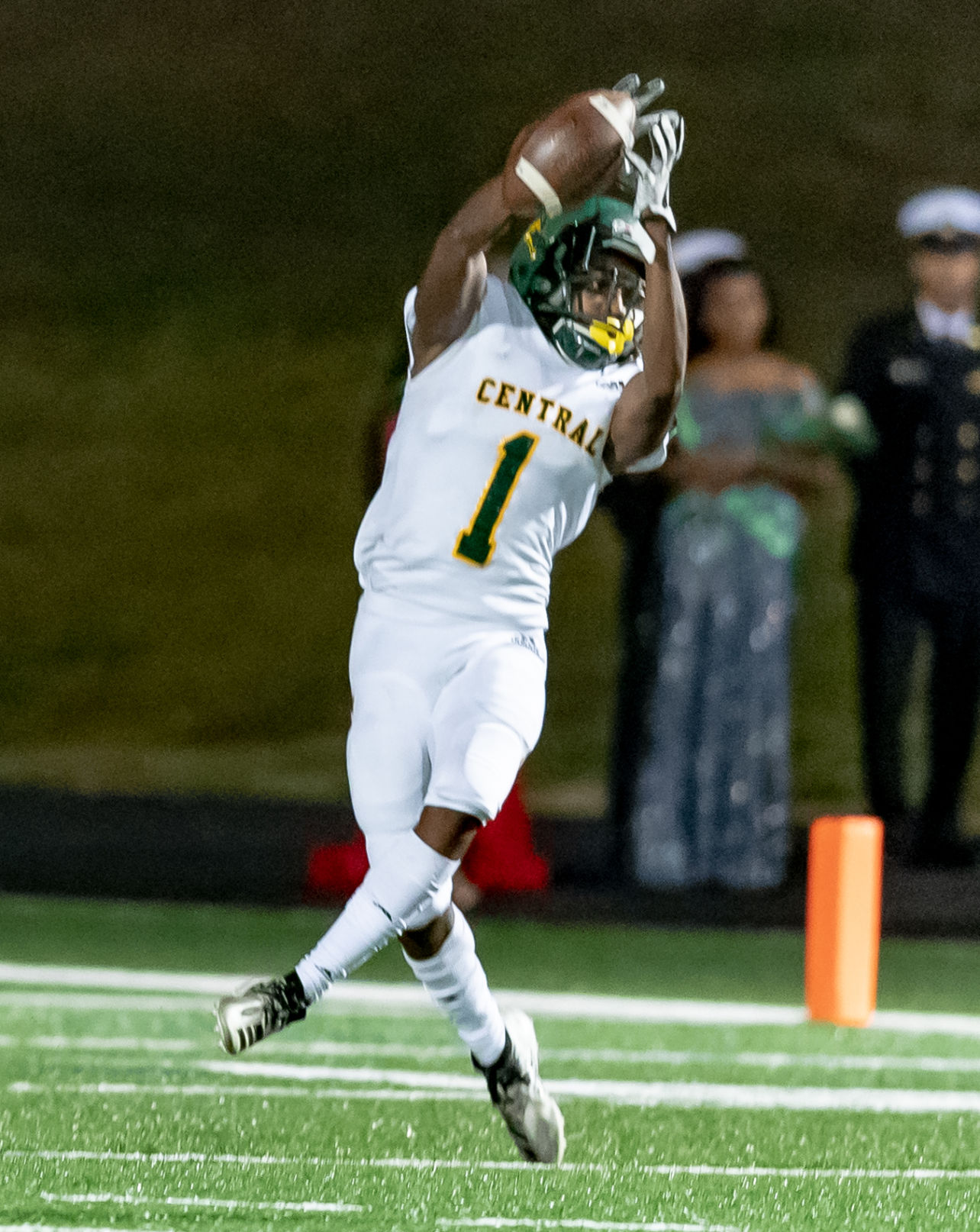 Friday night high school football action